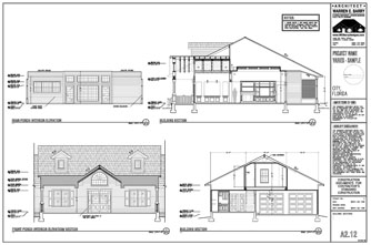 Residential Permit Drawings: Building Sections, Florida Architect